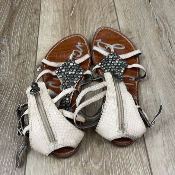 Sam Edelman Ginger Sandals Cream 7.5 - Picture 3 of 5